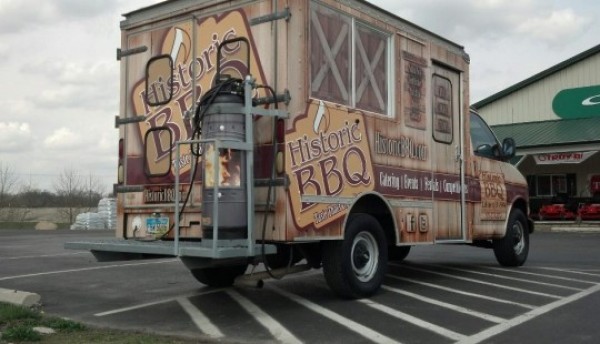 Historic BBQ Food Truck Wrap
