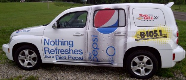 HHR vehicle wrap Dayton Ohio