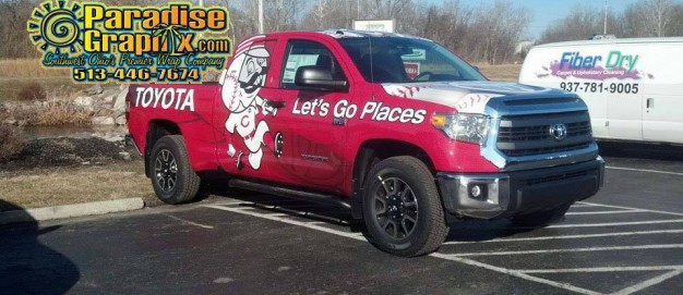 Cincinnati Reds Toyota Truck