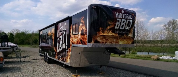 Historic BBQ Competiton Barbeque Trailer