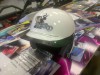 Custom helmet decals. Logo provided to Paradise Graphix.