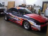 Mustang Wrap in Process
