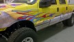 Custom Half Wrap on Pulling Truck