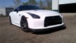 Satin white GTR outside