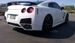 Satin white GTR outside