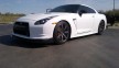 Satin white GTR outside