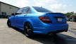 Blue mercedes 