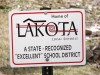 Lakota Local School District Sign