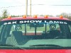 Windshield banner