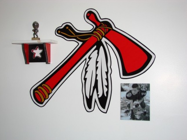School Logo for Bedroom Wall
