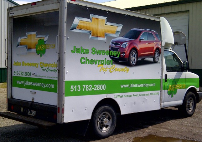 Jake Sweeney Chevrolet Trailer Wrap